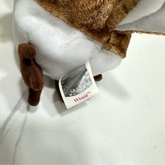 Ty 2000 Wisest the Owl Beanie Baby Stuffed Animal Toy, with Tag, EUC - Picture 6 of 7